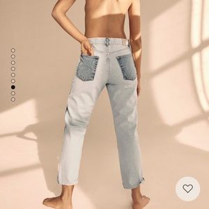 EUC: MANGO Cindy Straight-Fit Cropped Jeans